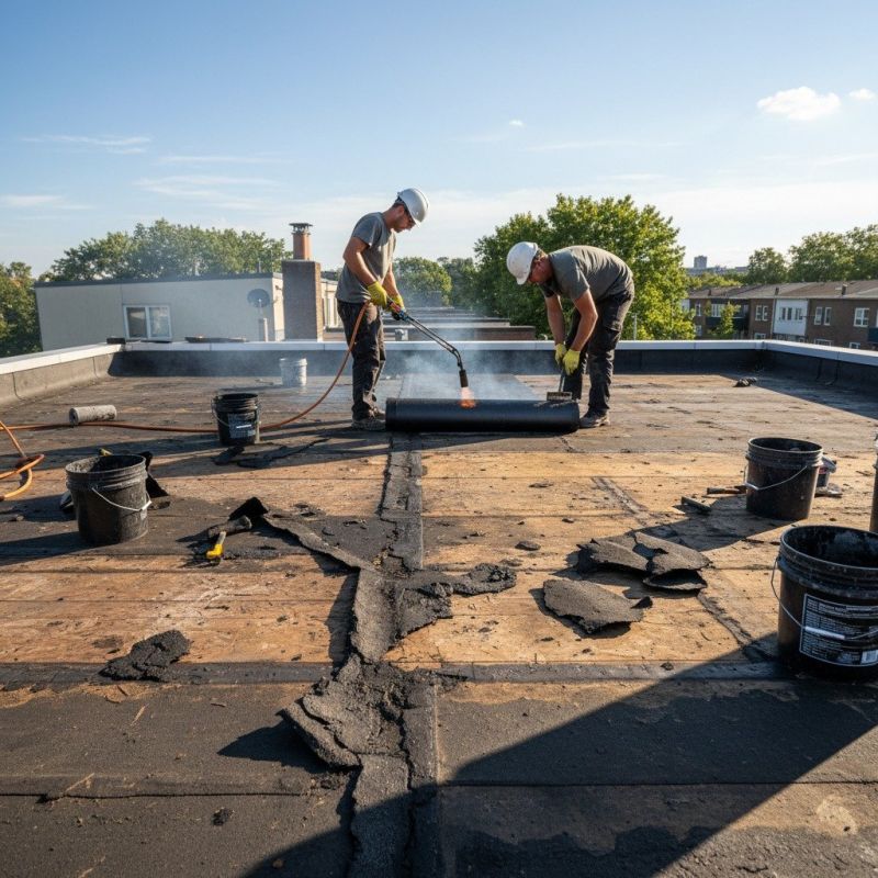 Composite Roof Patching